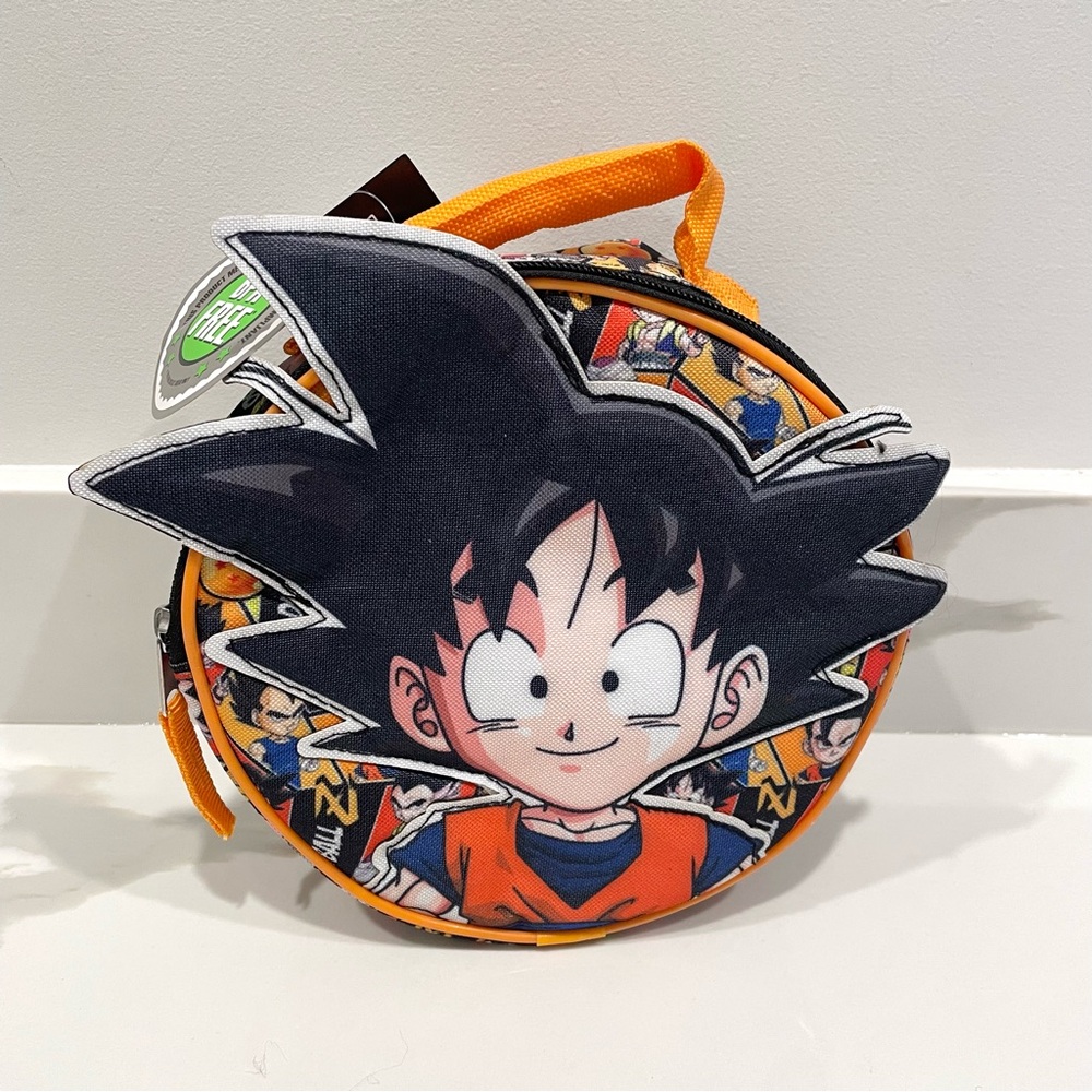 NEW Bioworld Dragon Ball Z Goku Insulated Lunch Bag
